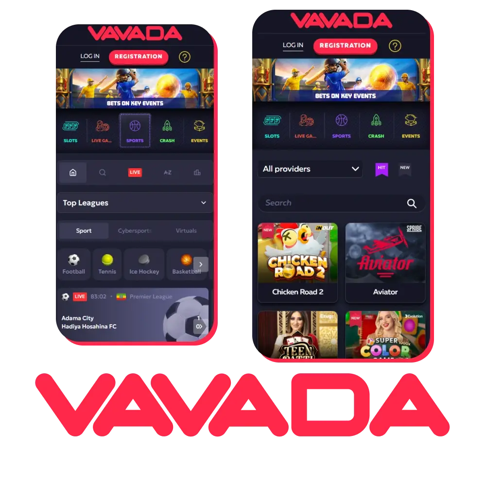 Aplikacja mobilna kasyna — gry i płatności na telefonie Vavada Casino